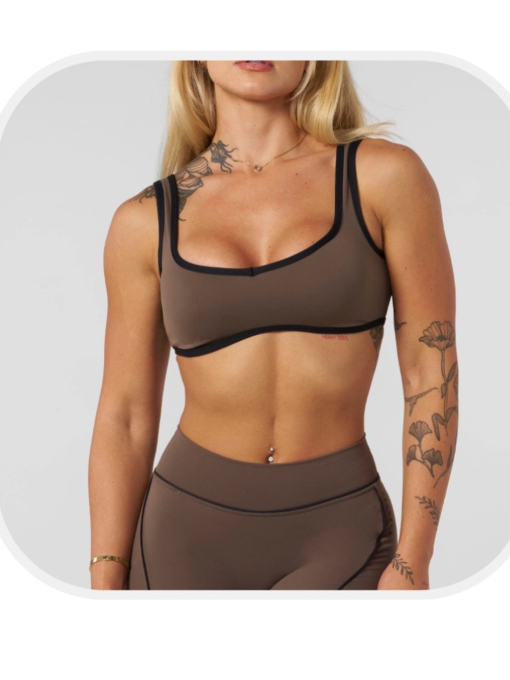 Young LA Elevate Outline Bra - Taupe